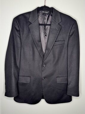 Jos A Bank Men’s Black 100% Cashmere Sportcoat Blazer Jacket 40S